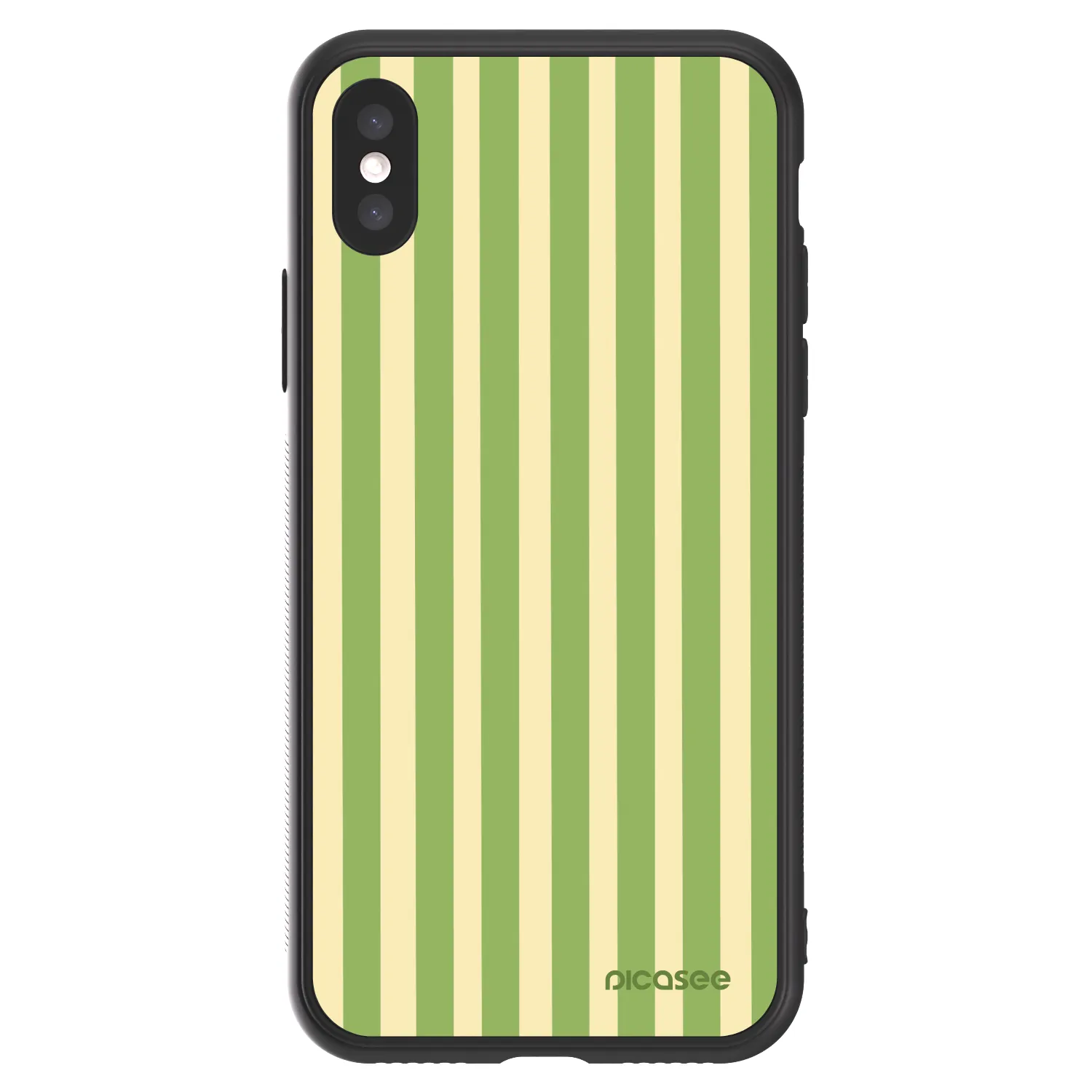 Picasee ULTIMATE CASE pentru Apple iPhone X/XS - Lines Matcha