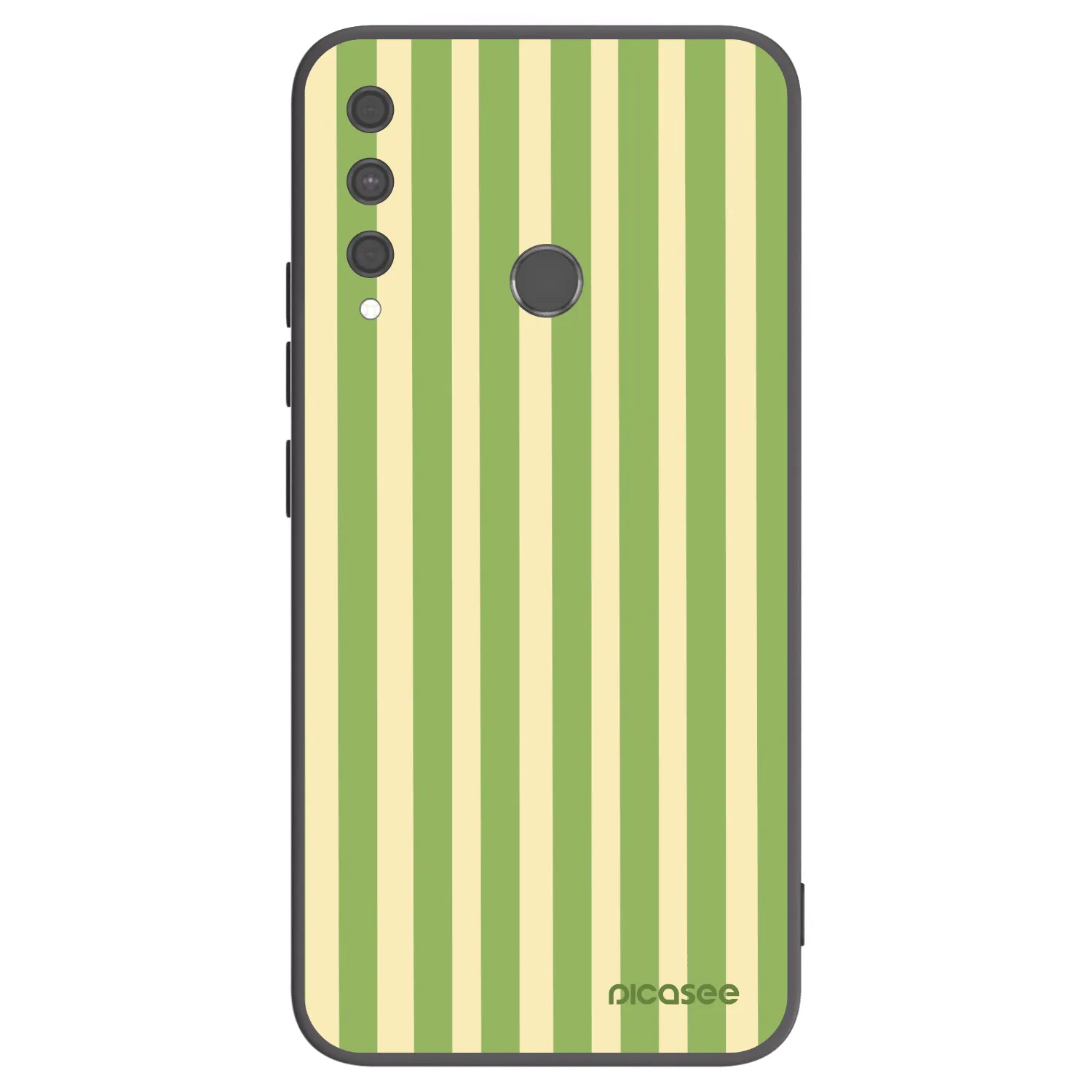 Picasee husă neagră din silicon pentru Huawei P40 Lite E - Lines Matcha
