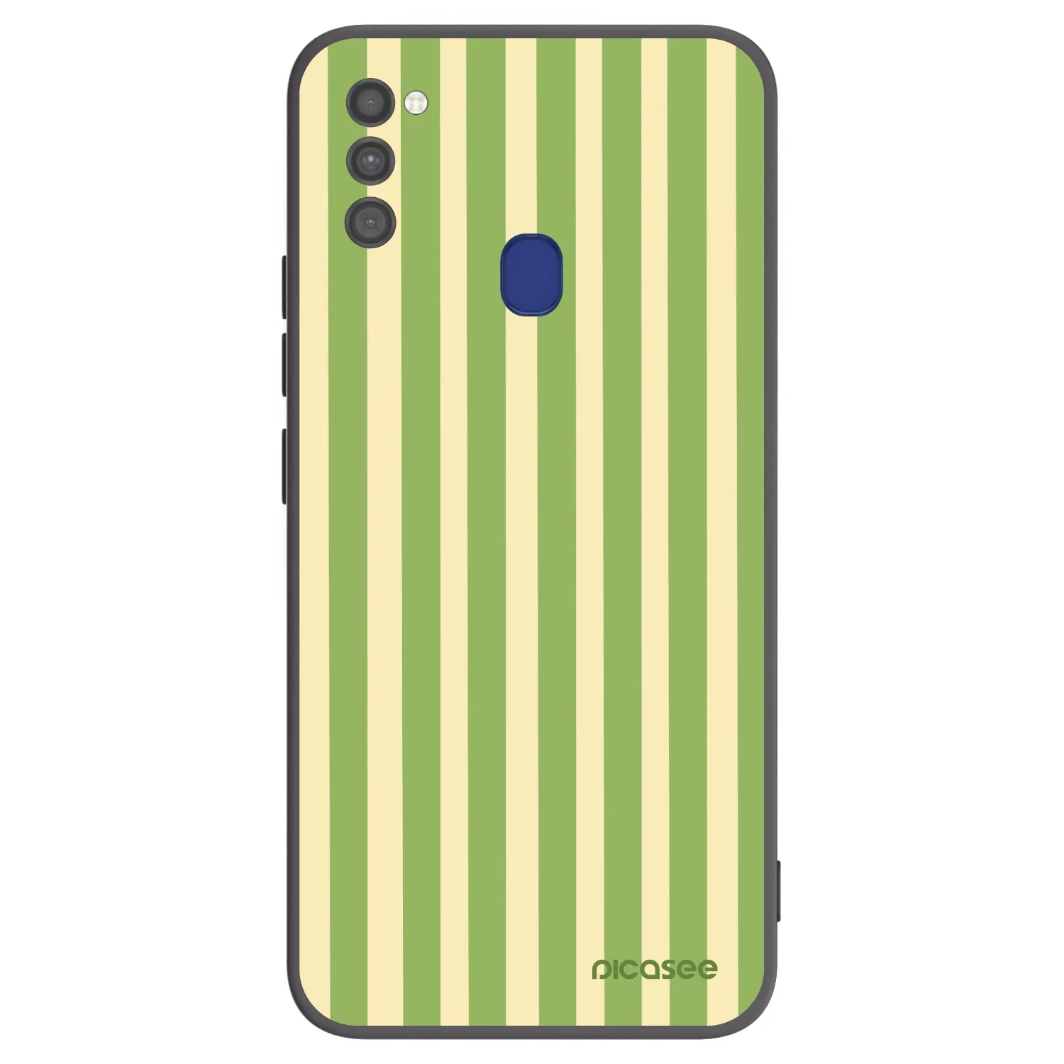 Picasee husă neagră din silicon pentru Samsung Galaxy M21 M215F - Lines Matcha