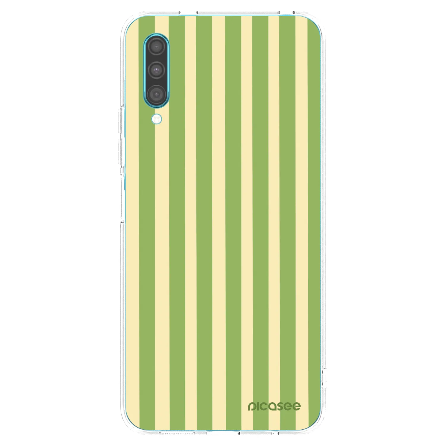Picasee husă transparentă din silicon pentru Samsung Galaxy A30s A307F - Lines Matcha