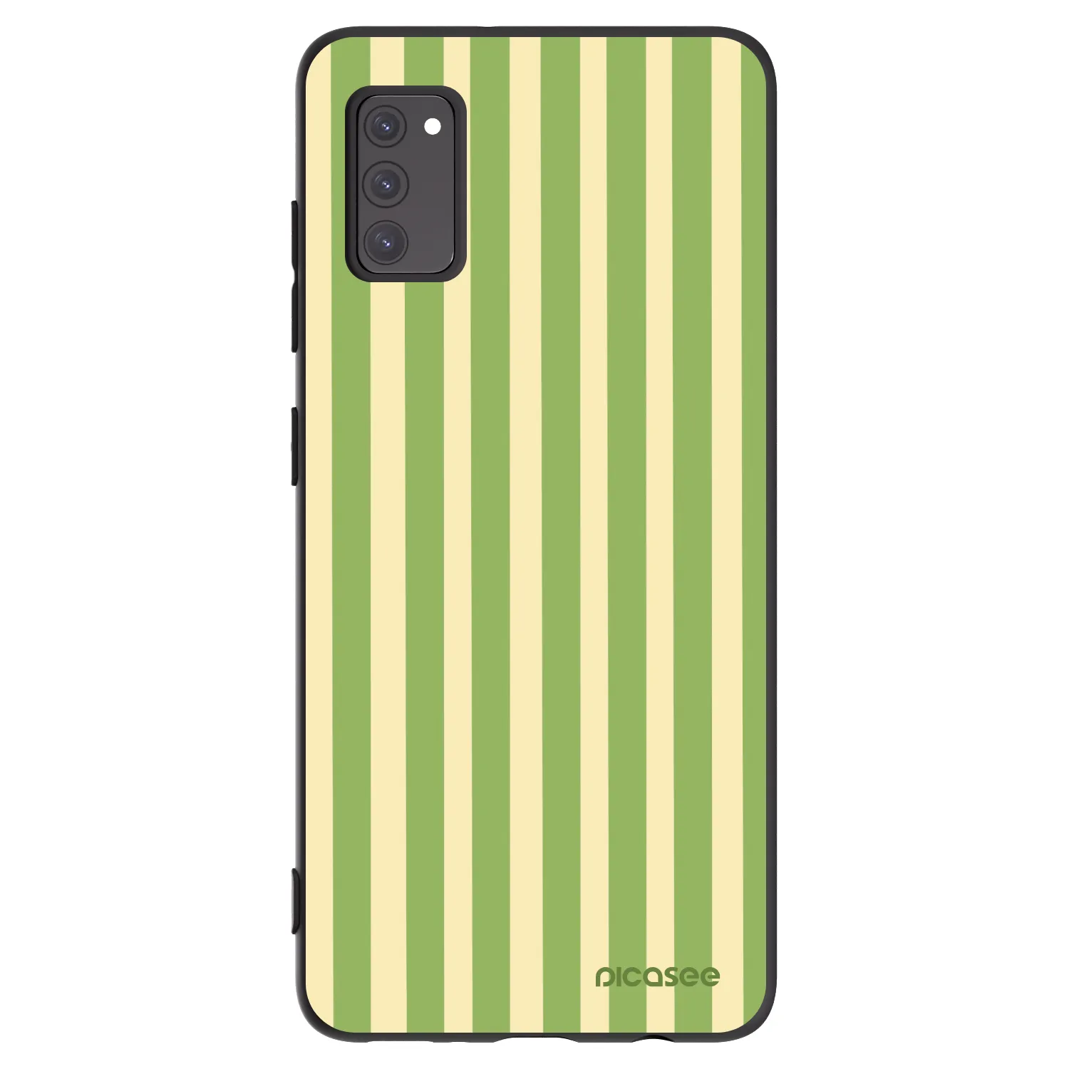 Picasee husă neagră din silicon pentru Samsung Galaxy A41 A415F - Lines Matcha