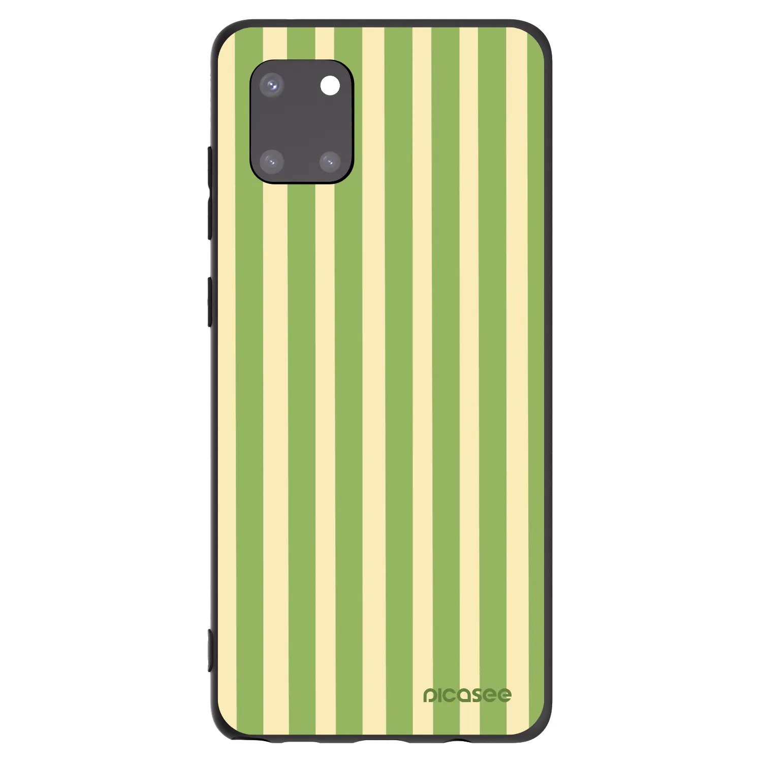 Picasee husă neagră din silicon pentru Samsung Galaxy Note 10 Lite N770F - Lines Matcha