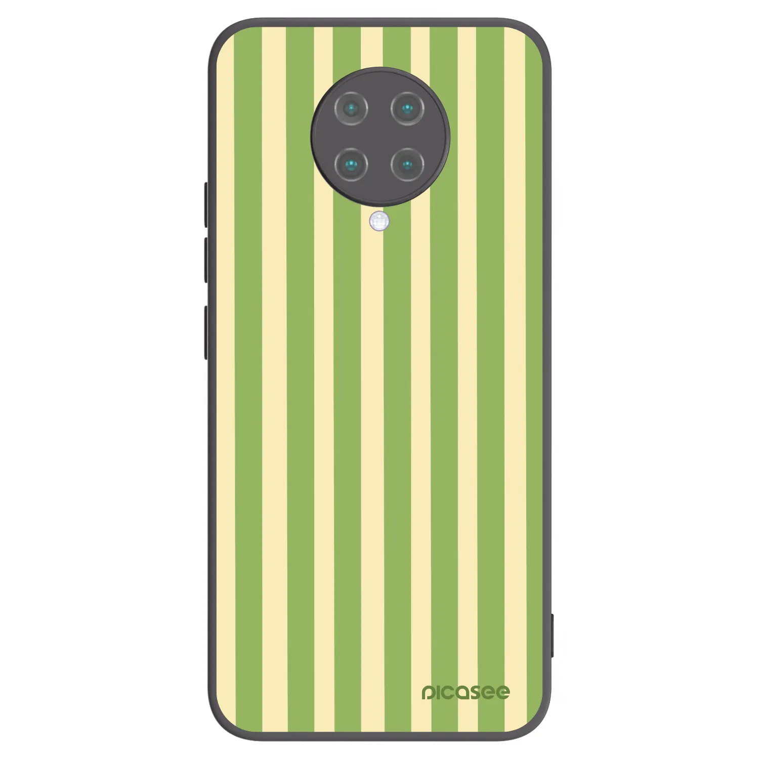 Picasee husă neagră din silicon pentru Xiaomi Poco F2 Pro - Lines Matcha