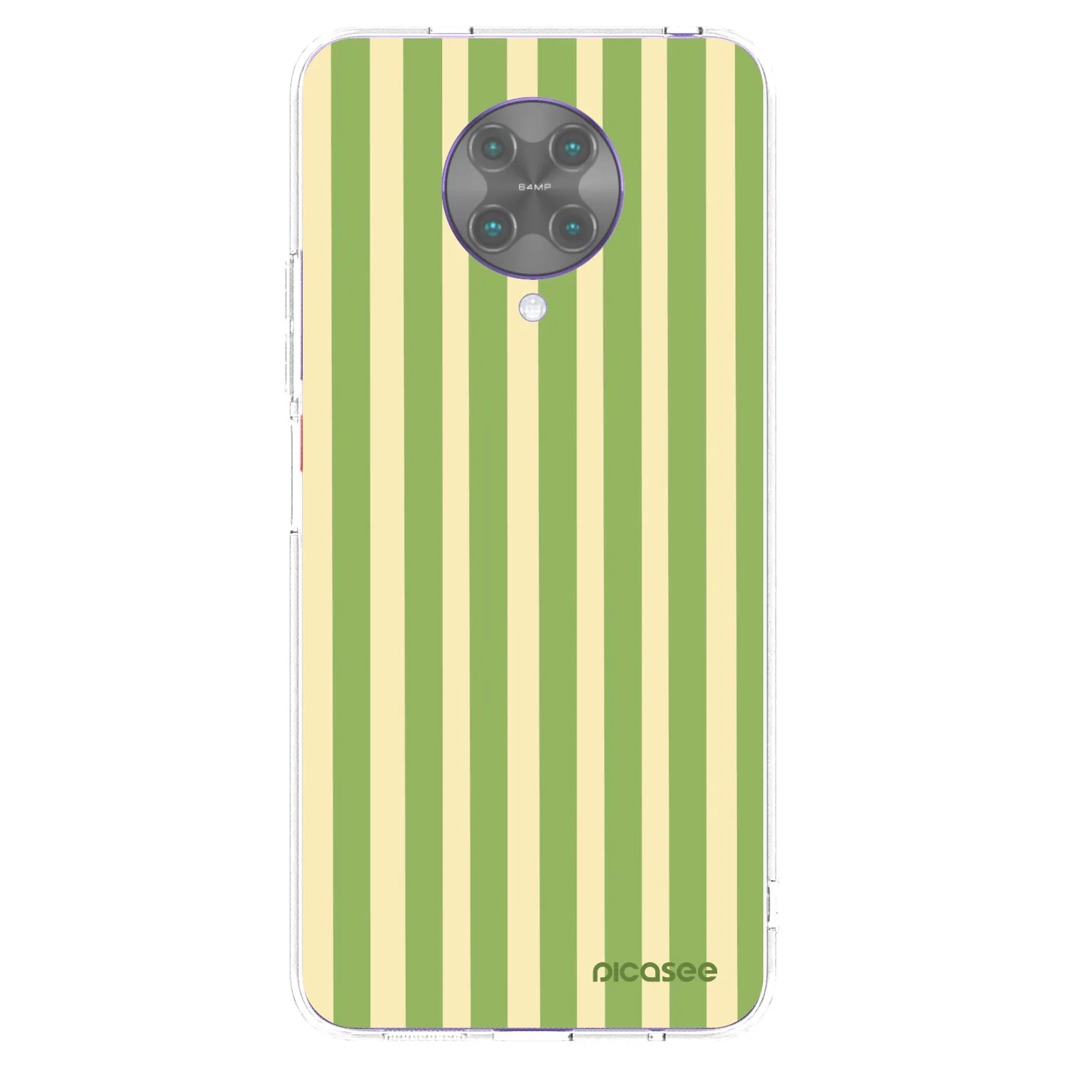 Picasee husă transparentă din silicon pentru Xiaomi Poco F2 Pro - Lines Matcha