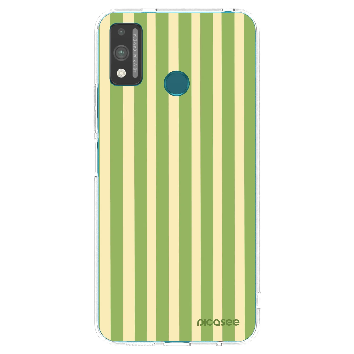 Picasee husă transparentă din silicon pentru Honor 9X Lite - Lines Matcha