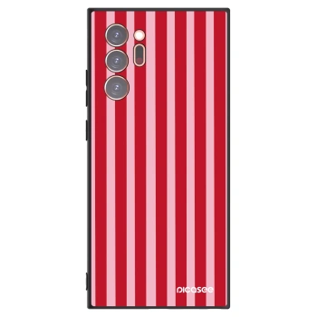 Picasee husă neagră din silicon pentru Samsung Galaxy Note 20 Ultra - Lines red