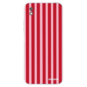 Picasee husă neagră din silicon pentru Xiaomi Redmi 9A - Lines red