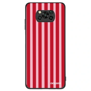 Husă pentru Xiaomi Poco X3 - Lines red