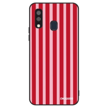 Husă pentru Samsung Galaxy A40 A405F - Lines red