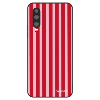 Husă pentru Huawei P30 - Lines red