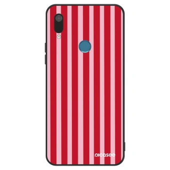 Husă pentru Huawei Y7 2019 - Lines red