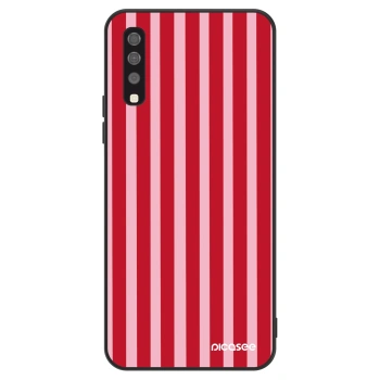 Husă pentru Samsung Galaxy A70 A705F - Lines red