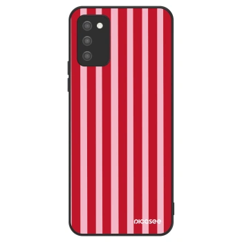 Husă pentru Samsung Galaxy A02s A025G - Lines red