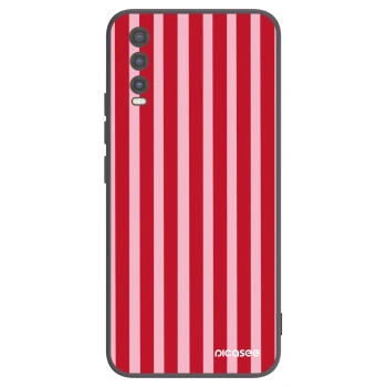 Husă pentru Vivo Y20s - Lines red