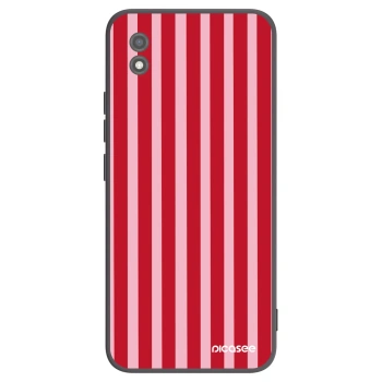 Picasee husă neagră din silicon pentru Realme C11 (2021) - Lines red