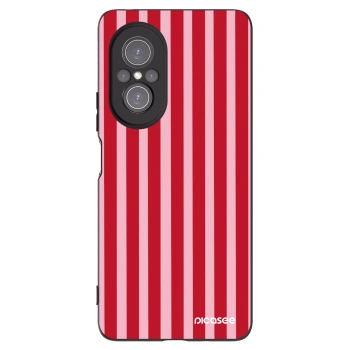 Picasee husă neagră din silicon pentru Huawei Nova 9 SE - Lines red