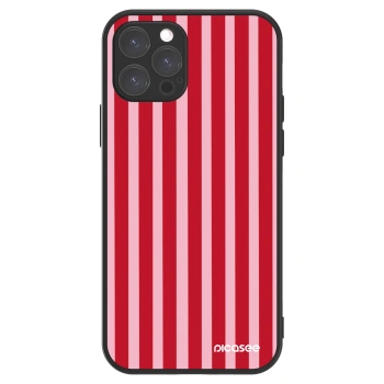 Picasee ULTIMATE CASE MagSafe pentru Apple iPhone 12 Pro - Lines red