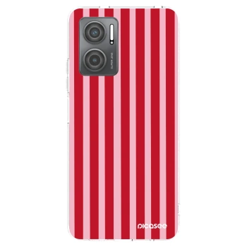 Picasee husă transparentă din silicon pentru Xiaomi Redmi 10 5G - Lines red