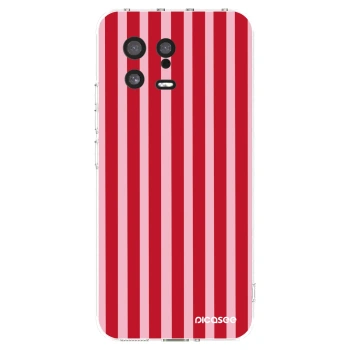 Picasee husă transparentă din silicon pentru Xiaomi 13 - Lines red