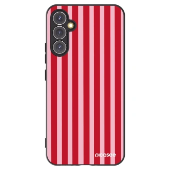 Picasee husă neagră din silicon pentru Samsung Galaxy A34 5G A346B - Lines red