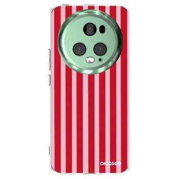 Picasee husă transparentă din silicon pentru Honor Magic5 Pro - Lines red