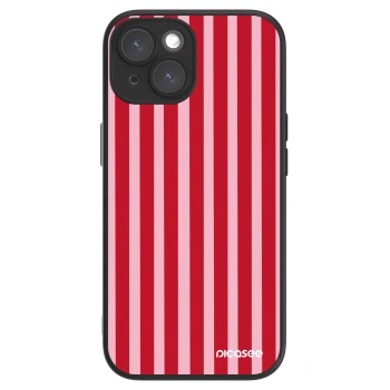 Picasee ULTIMATE CASE MagSafe pentru Apple iPhone 15 - Lines red