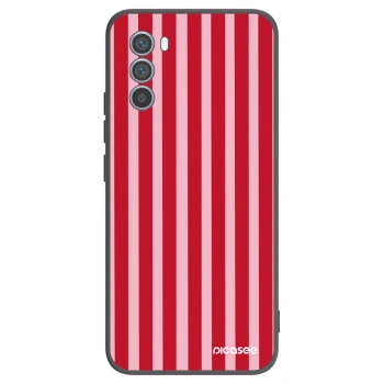 Husă pentru Motorola Moto G62 - Lines red