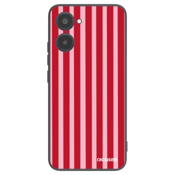 Picasee husă neagră din silicon pentru Realme 10 4G - Lines red
