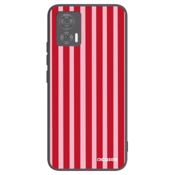 Husă pentru Motorola Edge 30 Neo - Lines red