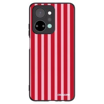 Picasee husă neagră din silicon pentru Honor X7a - Lines red