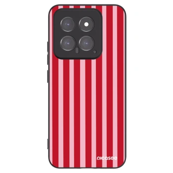 Picasee husă neagră din silicon pentru Xiaomi 14 - Lines red