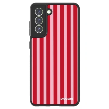 Picasee ULTIMATE CASE PowerShare pentru Samsung Galaxy S21 FE 5G - Lines red