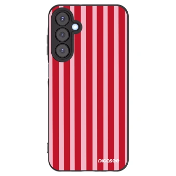 Picasee husă neagră din silicon pentru Samsung Galaxy A25 A256B 5G - Lines red
