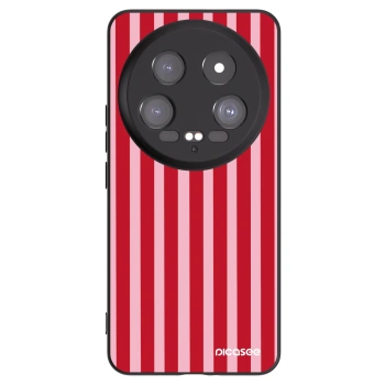 Picasee husă neagră din silicon pentru Xiaomi 14 Ultra - Lines red