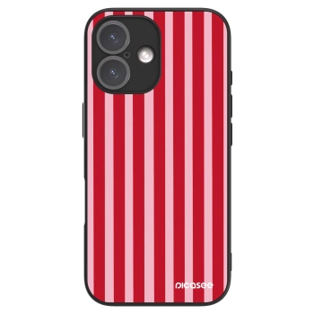 Picasee ULTIMATE CASE MagSafe pentru Apple iPhone 16 - Lines red
