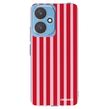 Picasee husă transparentă din silicon pentru Xiaomi Redmi 13C 5G - Lines red