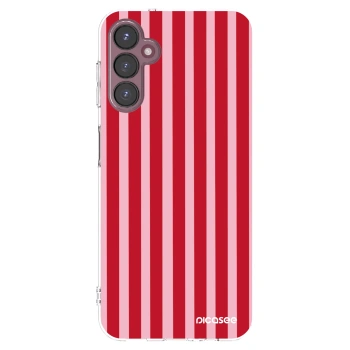 Picasee husă transparentă din silicon pentru Samsung Galaxy A05s A057G - Lines red