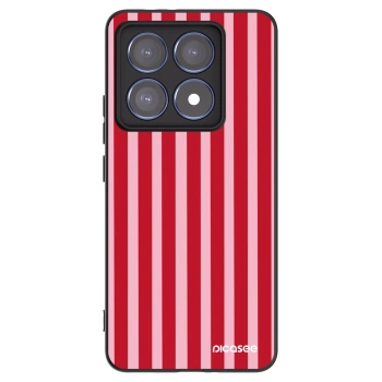 Picasee husă neagră din silicon pentru Xiaomi 14T Pro - Lines red
