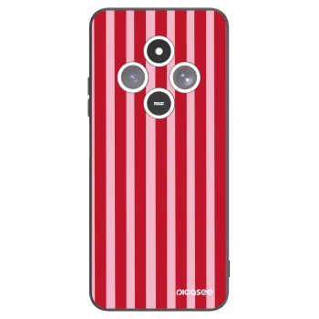Picasee husă neagră din silicon pentru Xiaomi Redmi 14C - Lines red