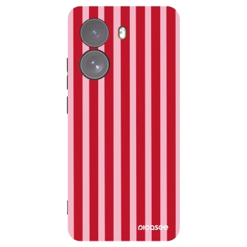 Picasee husă neagră din silicon pentru Xiaomi Poco X7 - Lines red