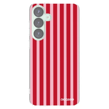 Picasee husă transparentă din silicon pentru Samsung Galaxy S25+ 5G - Lines red
