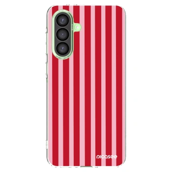 Picasee husă transparentă din silicon pentru Samsung Galaxy A26 5G A266B - Lines red