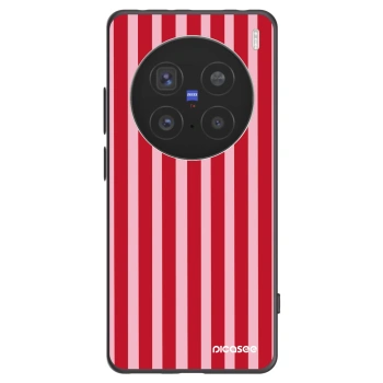 Picasee husă neagră din silicon pentru Vivo X200 Pro - Lines red