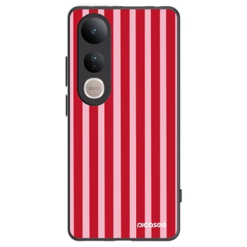 Picasee husă neagră din silicon pentru Vivo V50 Lite 5G - Lines red