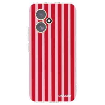 Picasee husă transparentă din silicon pentru Honor 400 5G - Lines red