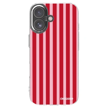 Picasee husă transparentă din silicon pentru Apple iPhone 17 - Lines red