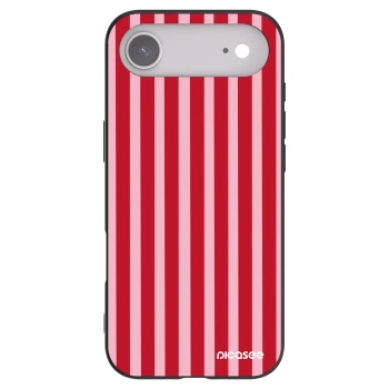 Picasee husă neagră din silicon pentru Apple iPhone Air - Lines red