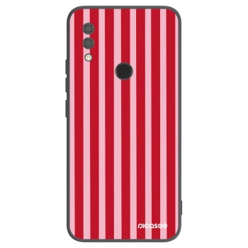 Picasee husă neagră din silicon pentru Xiaomi Redmi 7 - Lines red