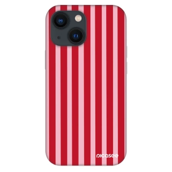 Husă pentru Apple iPhone 13 mini - Lines red