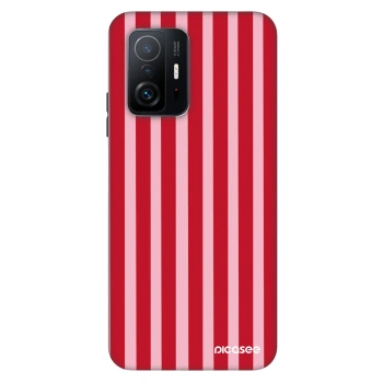 Husă pentru Xiaomi 11T Pro - Lines red